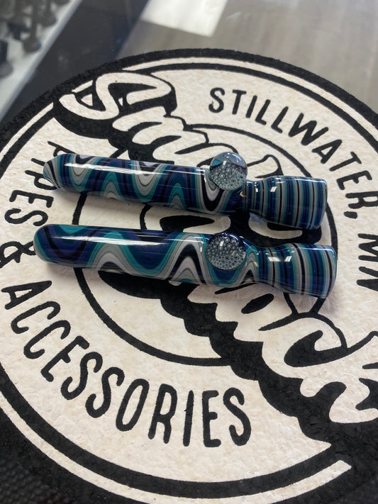 Zek Glass Linework Chillum w/ Millie