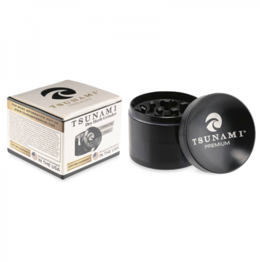 Tsunami 4-Piece 50mm Caved Top Grinder