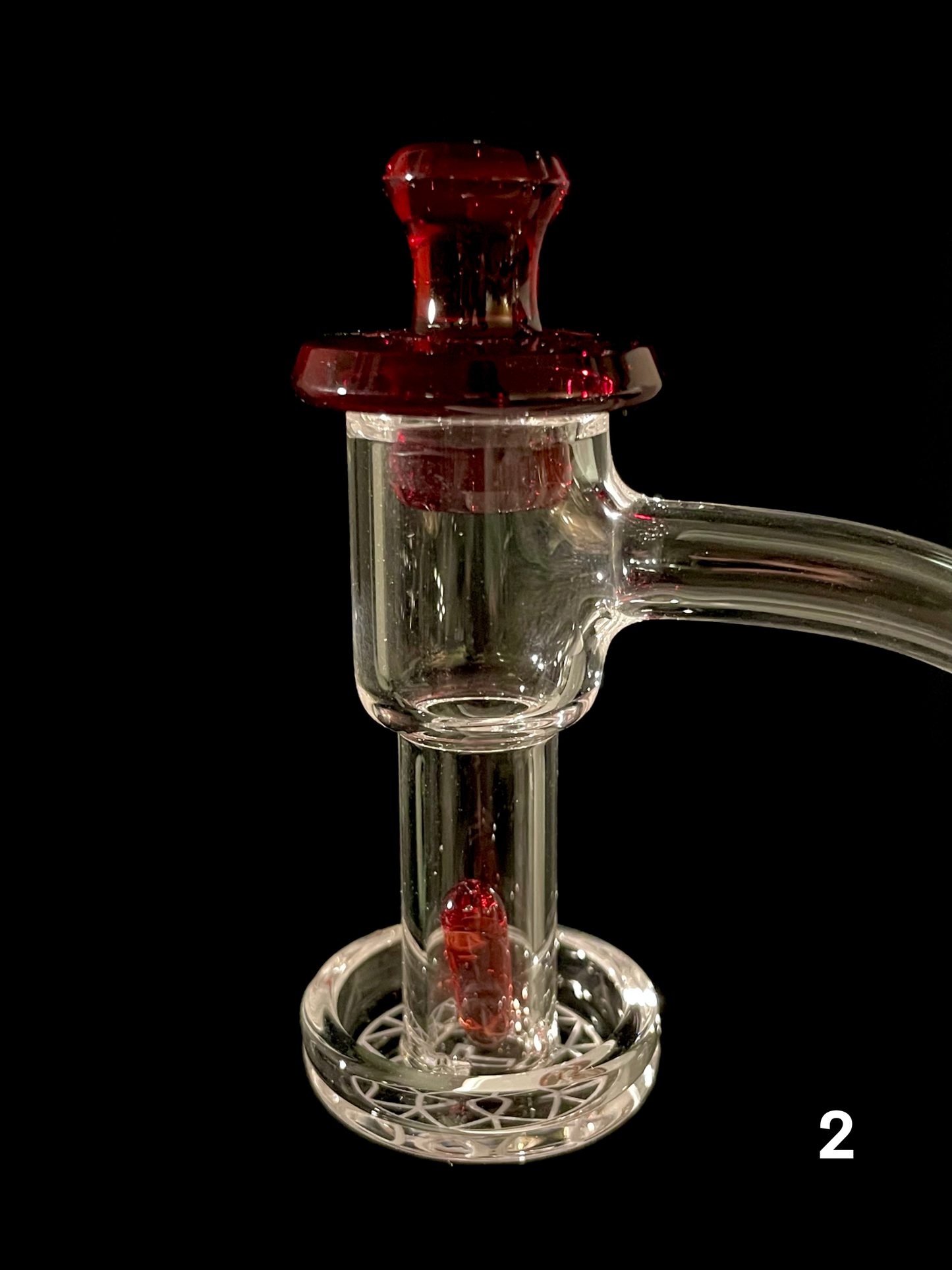 BorOregon Glass Full Color Slurper Cap w/ Pillar