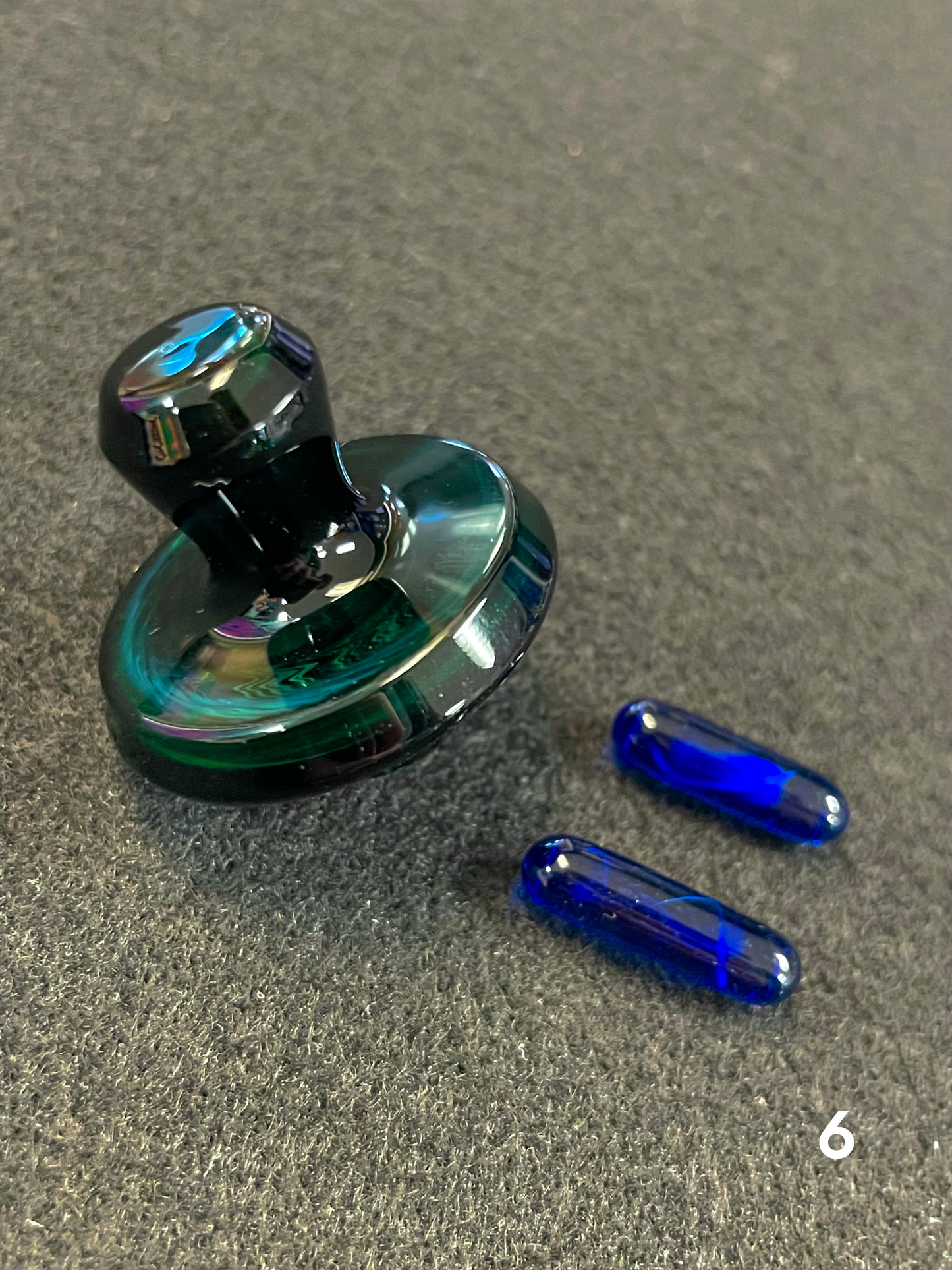 BorOregon Glass Full Color Slurper Cap w/ Pillar