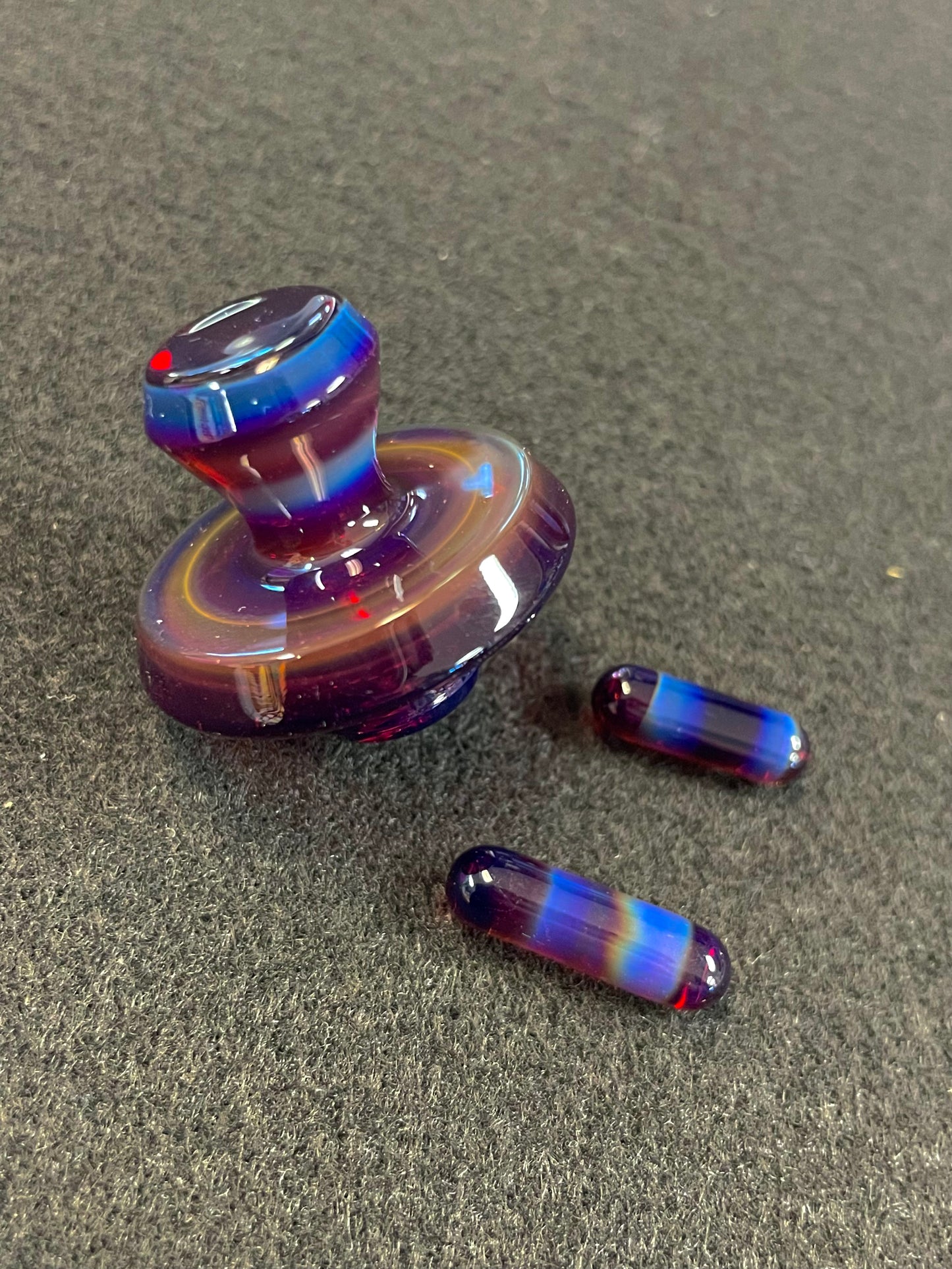 BorOregon Glass Full Color Slurper Cap w/ Pillar